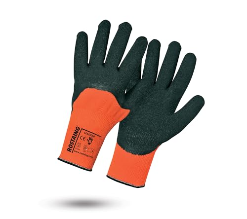 Rostaing coldpro/IT10 Handschuhe, Orange/Schwarz, 10 von ROSTAING