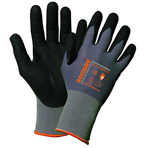 ROSTAING DURA1PRO-IT11 Handschuhe, grau/schwarz, 11 von ROSTAING