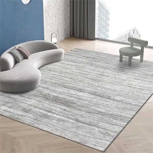 ROSURUG Teppich Gross Schmutzfangmatte Rechteckiger Teppich in Mehreren Größen, minimalistisches Wohnzimmerzubehör, rutschfest 130X190cm Home Deko von ROSURUG