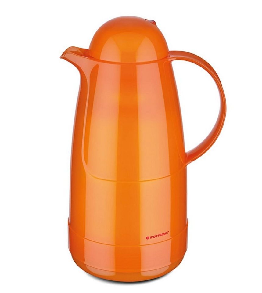 ROTPUNKT Isolierkanne 1,5 Liter 215 Glaseinsatz I BPA-Frei I, 1,5 l, (Kaffeekanne I Teekanne), Rosalin-Glas (extra lange Isolierung) von ROTPUNKT