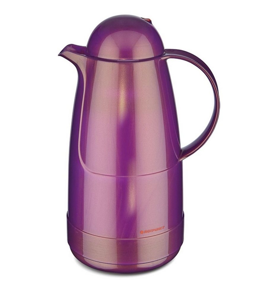 ROTPUNKT Isolierkanne 1,5 Liter 215 Glaseinsatz I BPA-Frei I, 1,5 l, (Kaffeekanne I Teekanne), Rosalin-Glas (extra lange Isolierung) von ROTPUNKT