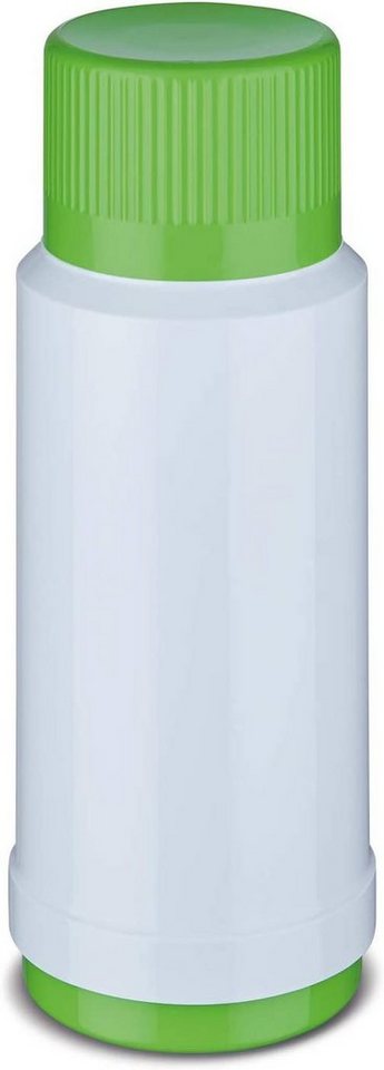 ROTPUNKT Thermoflasche Isolierflasche 1,0 ltr. I auslaufsicher I Glaseinsatz I BPA-Frei, 24 Std heiß 36 Std kalt I 40 polar/grashopper von ROTPUNKT