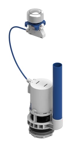 Rousseau Mechanismus für Wasserzufuhr mit Kabel mit Druckknopf für WC von Edouard Rousseau