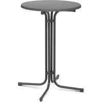 Royal Catering - Stehtisch klappbar Bistrotisch Bartisch Bistro Tisch Gastro rund ø 70 cm grau von ROYAL CATERING