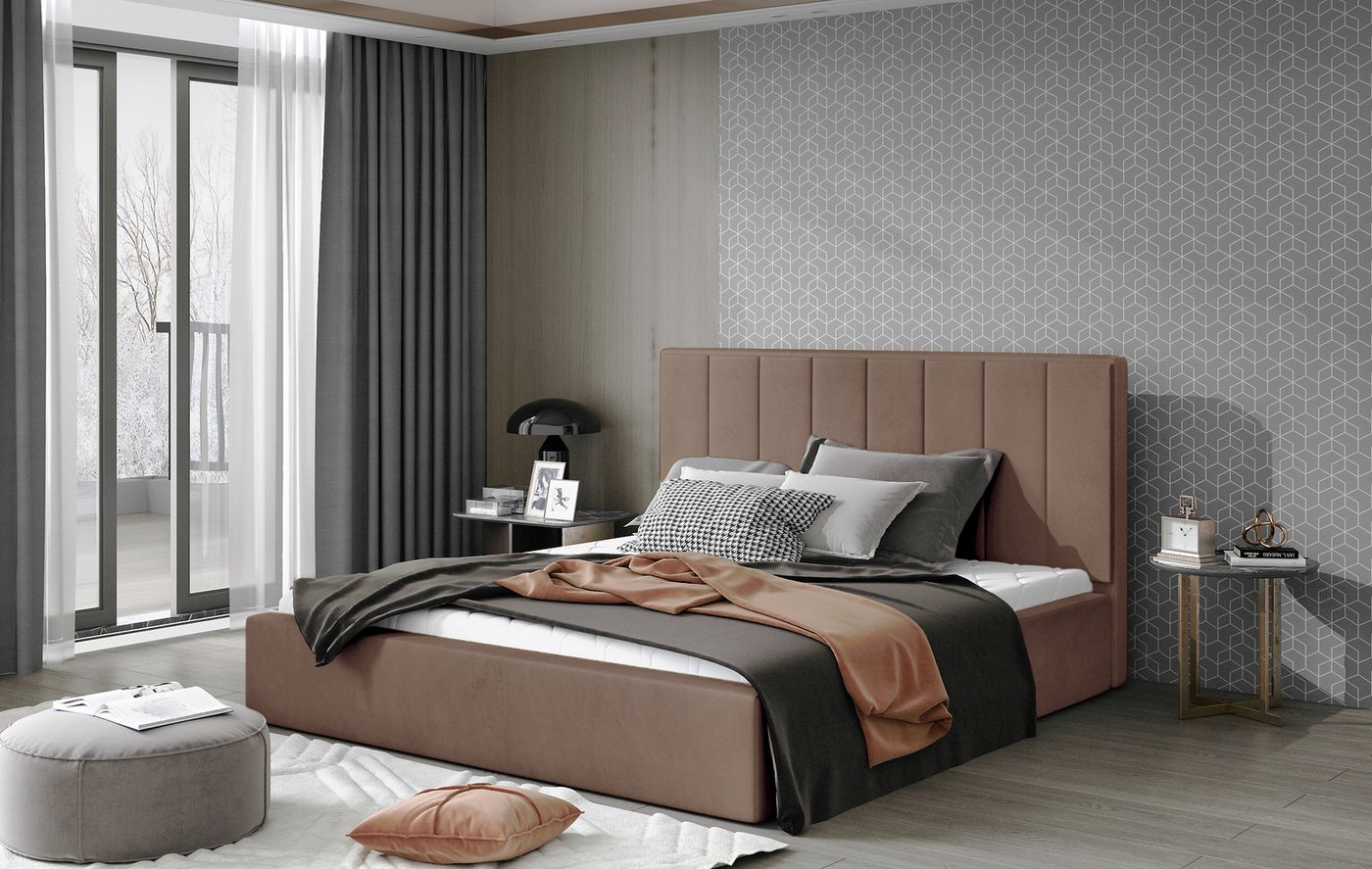 ROYAL24_MARKT Boxspringbett - Entspannen Sie in Stil - Unser komfortables Bettangebot. (Bett, 1-St., Premium - AUDREY), Hochwertiges - Stilvolles Design von ROYAL24_MARKT