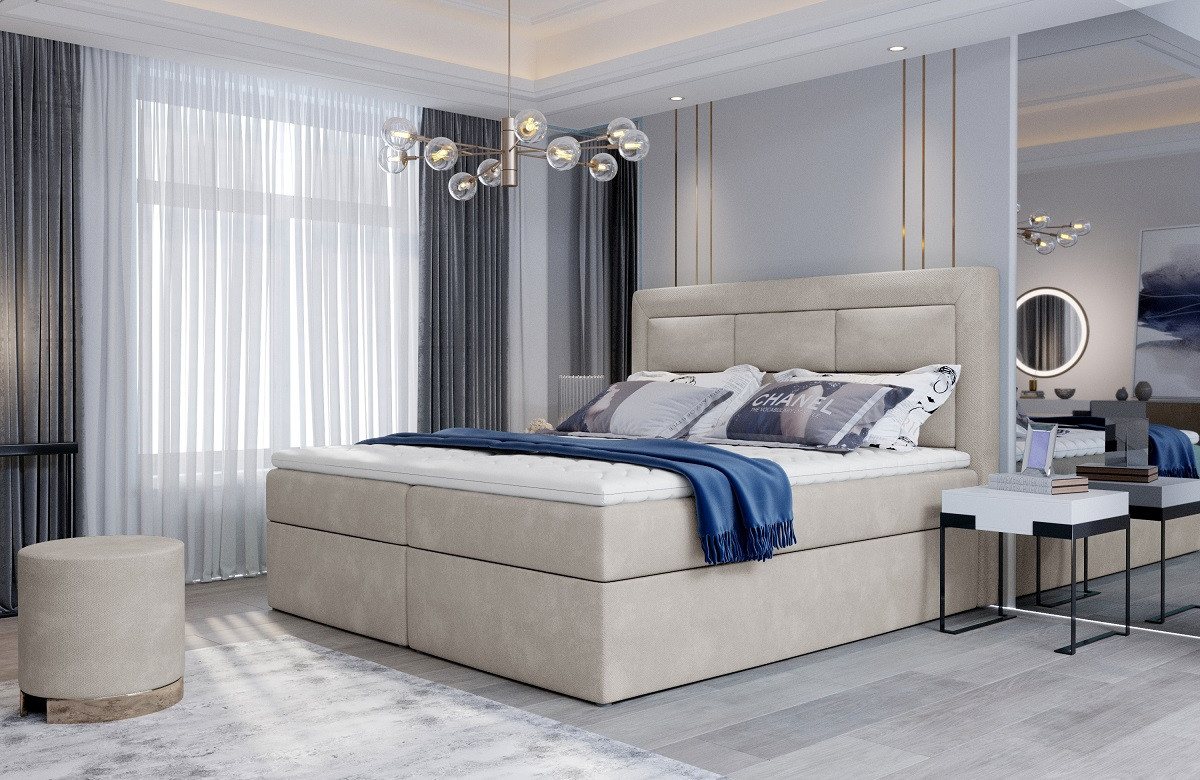 ROYAL24_MARKT Boxspringbett - Pure Entspannung / Erkunden Sie unsere Auswahl an Betten (Boxspringbett, 1-St., Premium - VIVRA), Bequem - Hochwertig - Langlebig. von ROYAL24_MARKT