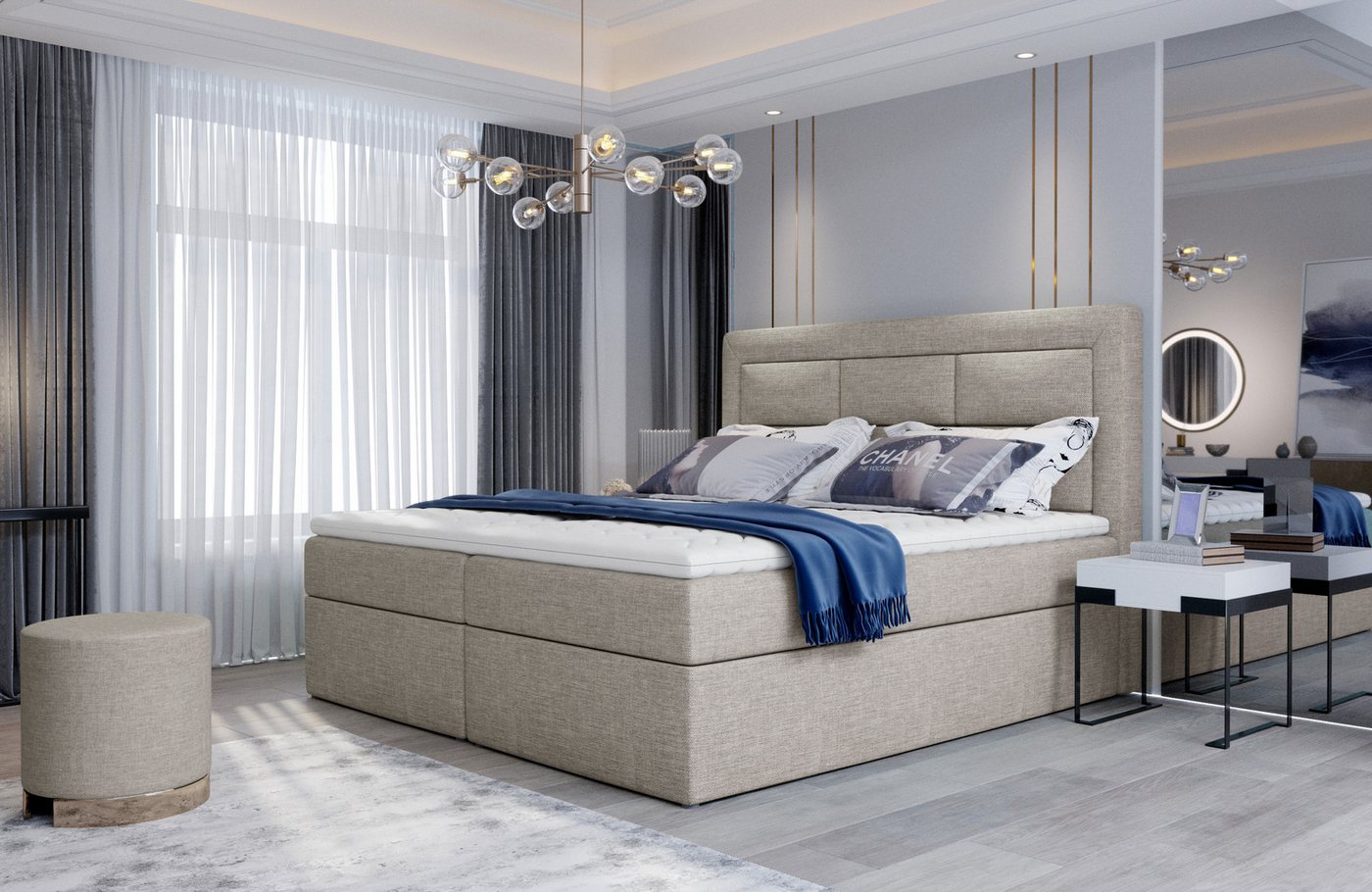 ROYAL24_MARKT Boxspringbett - Pure Entspannung / Erkunden Sie unsere Auswahl an Betten (Boxspringbett, 1-St., Premium - VIVRA), Bequem - Hochwertig - Langlebig. von ROYAL24_MARKT