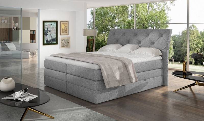 ROYAL24_MARKT Boxspringbett - Schlafkomfort der für tolle Nächte sorgt. (BETT, 1-St., Premium - MIRABEL), Komfortabel - stilvoll - Schlafplatz. von ROYAL24_MARKT