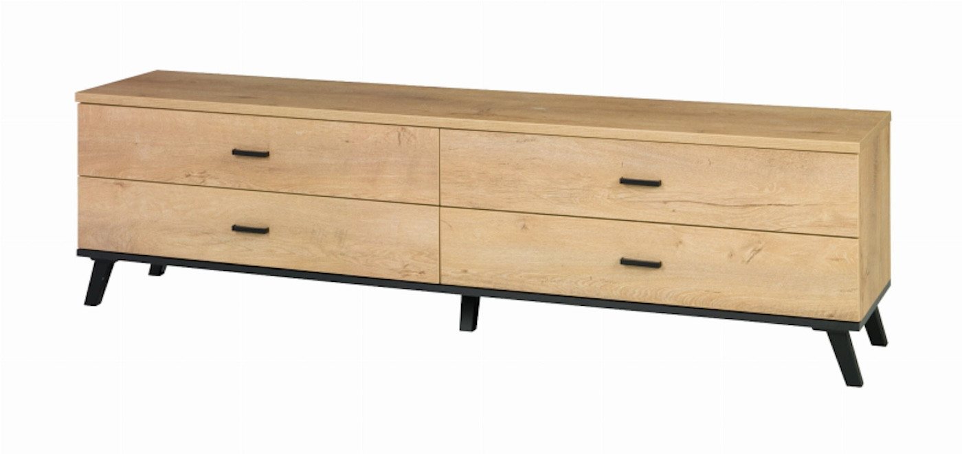 ROYAL24_MARKT TV-Schrank - Klassischer TV-Schrank aus Holz (Premium - VIOLA, 1-St., Tv - Schrank) Premium - Modern - Exzellent von ROYAL24_MARKT