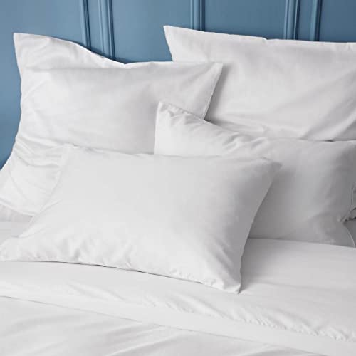 Royfort Luxus Baumwolle Bettwäsche Deckenbezug 155x220 Weiß - Premium Deckenbezug aus 100% Bio-Baumwolle Bettwäsche, mit Reißverschluss, weich, ohne Kissenbezug von ROYFORT