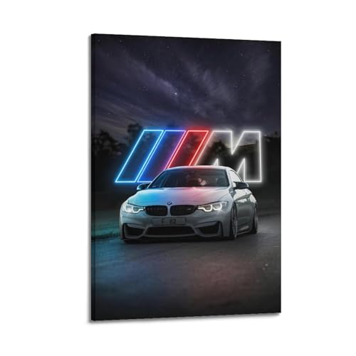 RTAG Poster mit deutschem Sportwagen für BMW F82 M4, Sportwagen, Kunstwerke, Poster, dekorative Malerei, Leinwand, Wandposter und Kunstdruck, moderne Familienschlafzimmer-Dekoration, Poster, 60 x 90 von RTAG