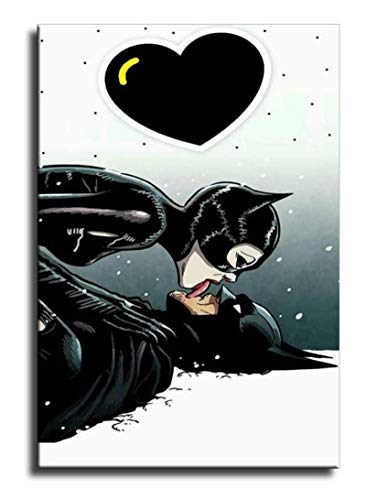 RUIYANMQ Catwoman Leinwand Kunstplakat Und Wandbild Drucken Moderne Familie Schlafzimmer Dekor Vc275Rl 40X60Cm Ohne Rahmen von RUIYANMQ