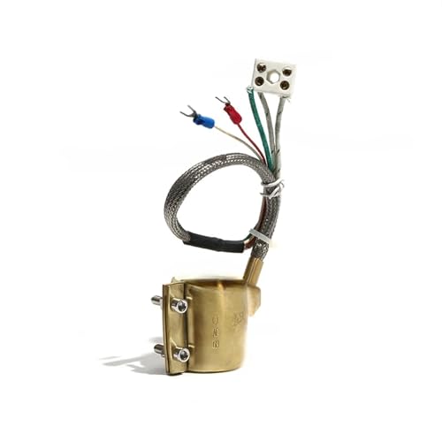 RWRAPS 220 V Kupferrohr Messingbandheizung Elektrischer Heizring 80 x 40 mm/45 mm/50 mm/60 mm Durchmesser x Höhe for Spritzguss(Size:Five Wires,Color:220V_350W 85X30MM) von RWRAPS