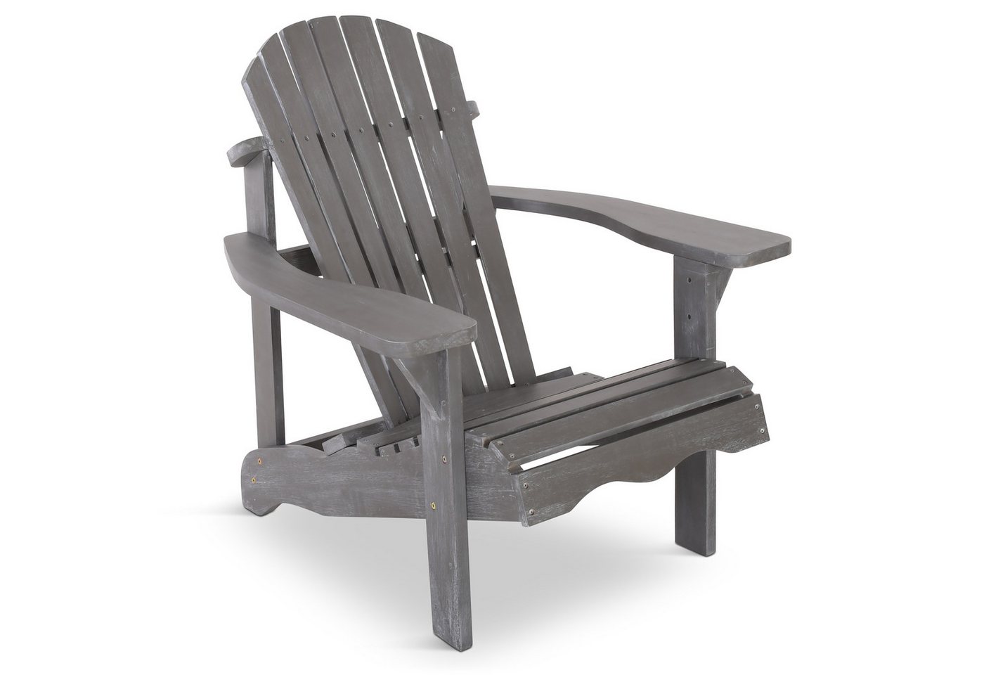 Raburg Gartensessel Sunja Premium, XXL Design-Gartenstuhl oder Fußhocker, Akazie Hartholz, Design-Canadian Adirondack Deck-Chair oder dazu passende Fußbank von Raburg