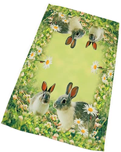 Raebel Tischdecke Ostern 30x70 cm Osterdecke Tischläufer Mitteldecke Hasen Läufer 100% Polyester von Raebel OHG