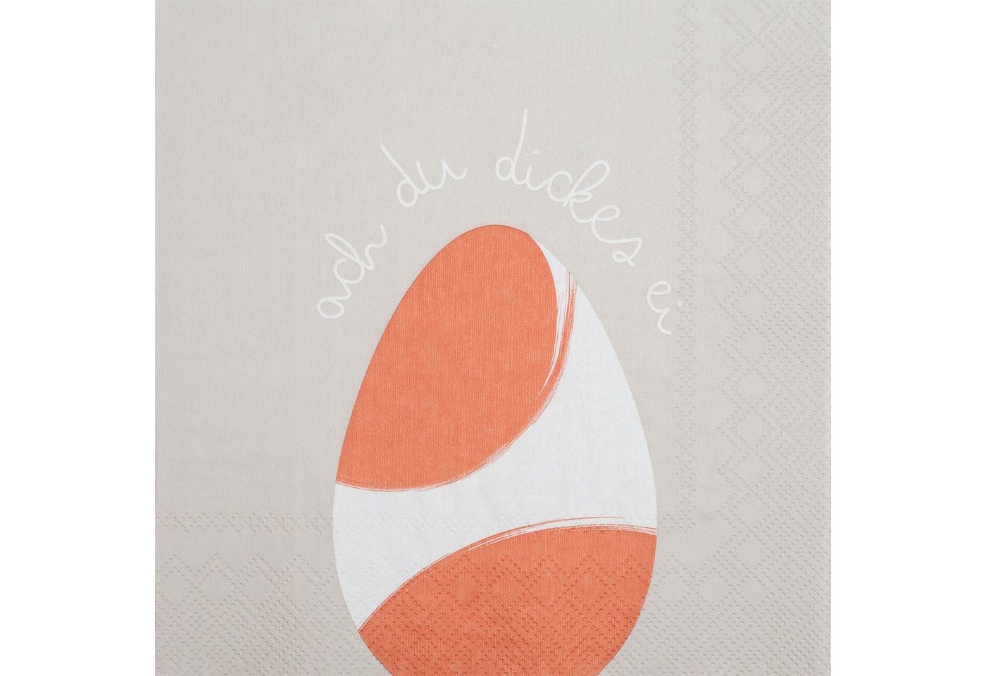 Räder Design Papierserviette OSTERN Serviette Ach du dickes Ei von Räder Design