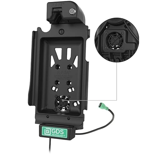 Ram Mounts GDS Vehicle Locking Dock MUSB W/Fan for Samsung TAB A 8.0, W126108883 (W/Fan for Samsung TAB A 8.0 2019 SM-T290, T295 RAM-GDS-DOCKLF-SAM55U, Tablet/UMPC, Active Holder, Car, Black) von Ram Mounts