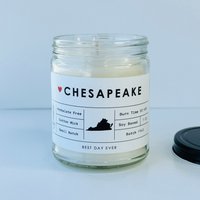 Chesapice , Va Kerze | Soja-Kokos-Mischung Handgegossen Kleinserie von RamblingCaravan