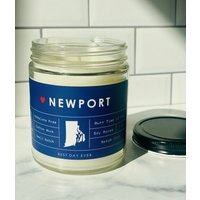Newport, Ri Kerze | Soja-Kokos-Mischung Handgegossen Kleinserie von RamblingCaravan