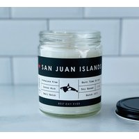 San Juan Islands, Wa Kerze | Soja-Kokos-Mischung Handgegossen Kleinserie von RamblingCaravan
