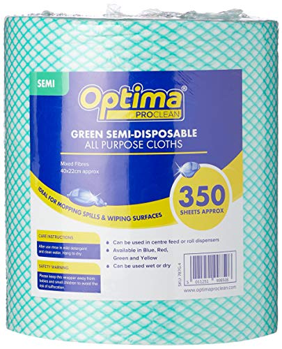Ramon Hygiene leichtes Allzwecktuch, Rolle, 22 x 44 cm, Grün, 1 x 350 Tücher auf einer Rolle Ramon Hygiene leichtes Allzwecktuch, Rolle, 22 x 44 cm, Grün, 1 x 350 Tücher auf einer Rolle von Ramon Hygiene