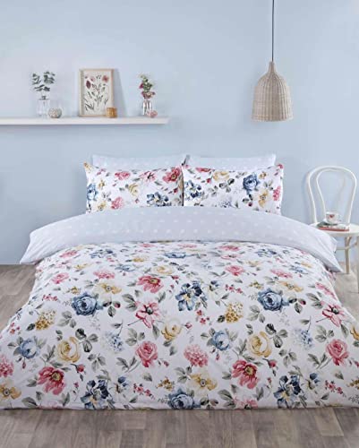 Rapport Home Emilia Wende-Bettwäsche-Set für Einzelbett, Blumenmuster von Rapport Home