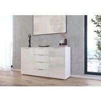 rauch Kommode "Sideboard Kombikommode Schubladenkommode AGORDO", Breite 140 cm mit 4 Schubkästen und 2 Türen, inkl. 3er-Set Filzboxen von Rauch