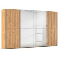 rauch Schwebetürenschrank "Kleiderschrank Schrank Garderobe Schlafzimmerschrank SCALE-WOOD", edle geteilte Front in massiver Asteiche mit Spiegel MADE IN GERMANY rauch Schwebetürenschrank "Kleiderschrank Schrank Garderobe Schlafzimmerschrank SCALE-WOOD", edle geteilte Front in massiver Asteiche mit Spiegel MADE IN GERMANY von Rauch