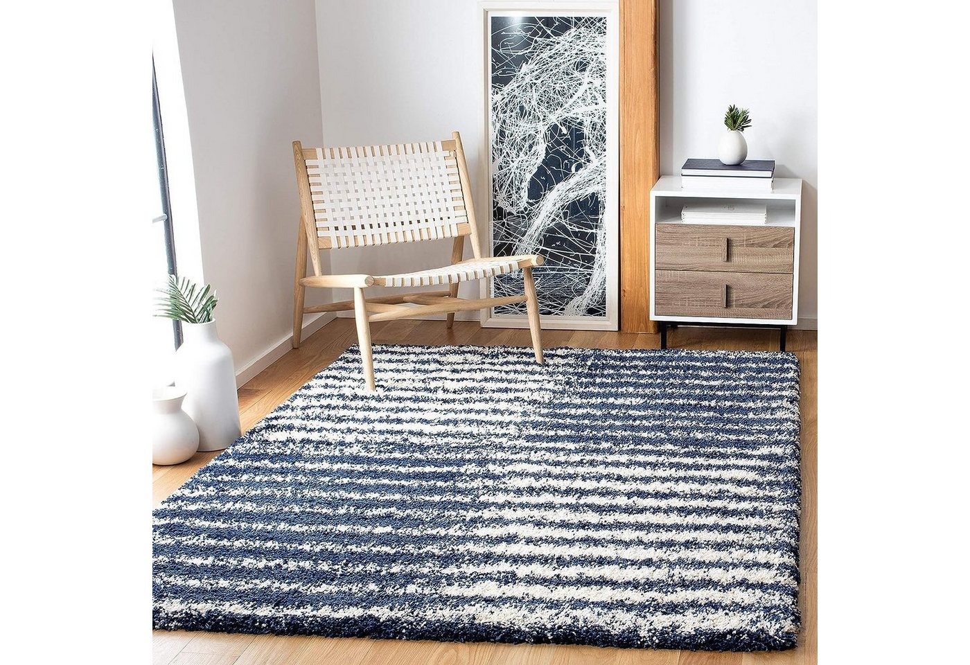 Teppich Wellen Handgetufteter Shaggy-Teppich, Ready Rugs von Ready Rugs