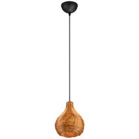 Reality Pendelleuchte R31291036 Sprout natur Rattan H/D: ca. 150x17 cm E14 1 Brennstellen von Reality