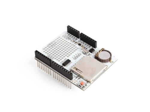 Whadda Arduino® kompatibles Datenaufzeichnungs-Shield, SD-Karte, Backup-Batterie, stapelbar, Prototyping von Whadda