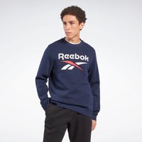 Reebok Sweatshirt "REEBOK IDENTITY FLEECE STACKED LOGO CREW SWEATSHIRT" von Reebok