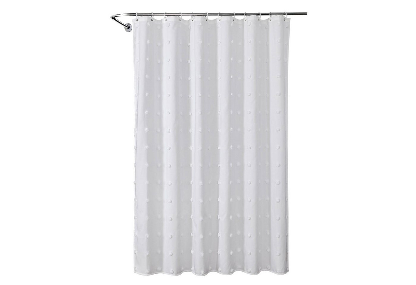 Refttenw Duschvorhang Wasserdichter Duschvorhang aus Stoff, Duschvorhang für das Badezimmer Breite 90 cm von Refttenw
