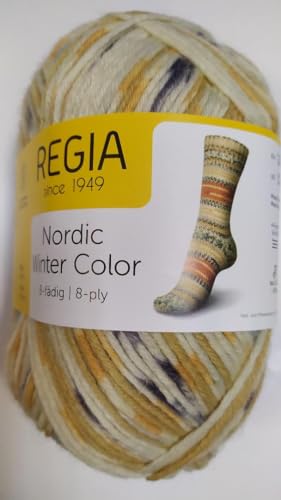 Regia 8-Fach Nordic Winter Color 3044 - snowscape Color von Regia