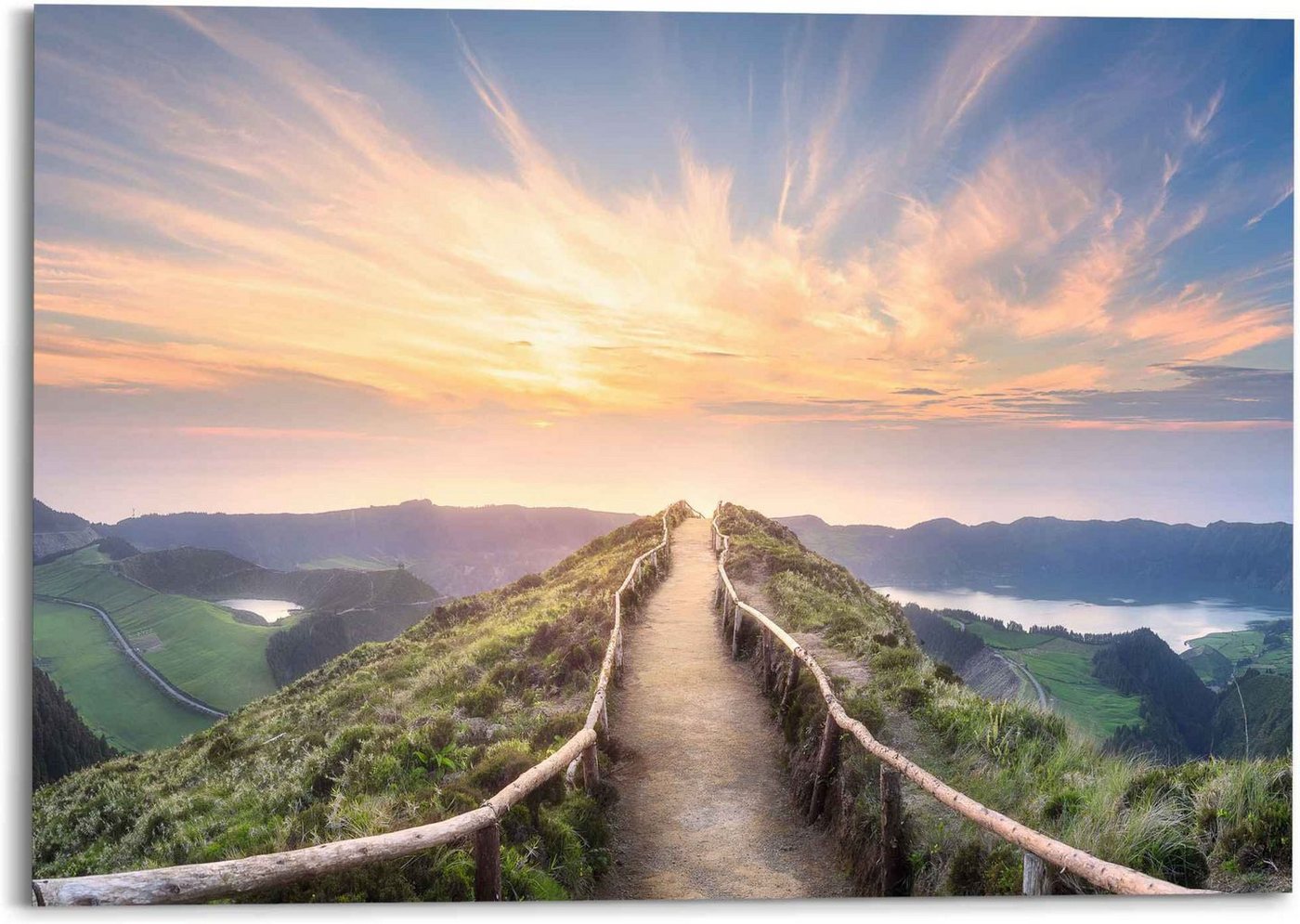 Reinders! Wandbild Morgenröte Berge - Sonnenaufgang - Natur, (1 St) von Reinders!