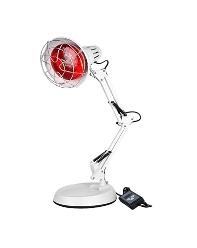 Relassy Rotlichtlampe, 150W Rotlichtlampe Wärmelampe, Infrarotlampe Rotlicht Strahler Infrarotleuchte Wärmestrahler mit Timer fur Heimat Relassy Rotlichtlampe, 150W Rotlichtlampe Wärmelampe, Infrarotlampe Rotlicht Strahler Infrarotleuchte Wärmestrahler mit Timer fur Heimat von Relassy