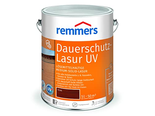 Remmers Langzeit-Lasur UV, 5L, Teak von Remmers