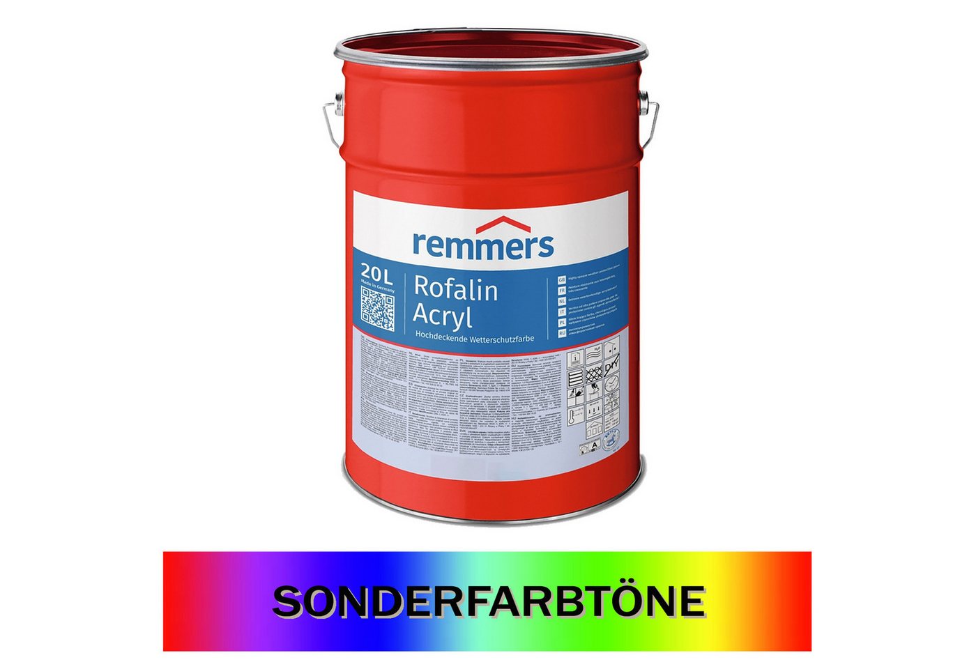 Remmers Wetterschutzfarbe ROFALIN ACRYL - 20 LTR (SONDERTON) von Remmers