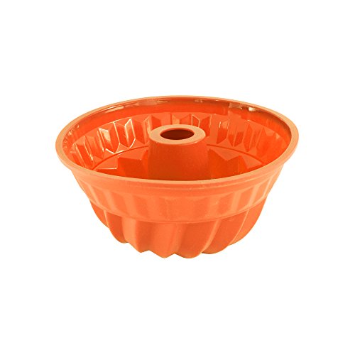Renberg - Backform für Cupcakes, 23 x 11 cm. Silikon, Orange von Renberg