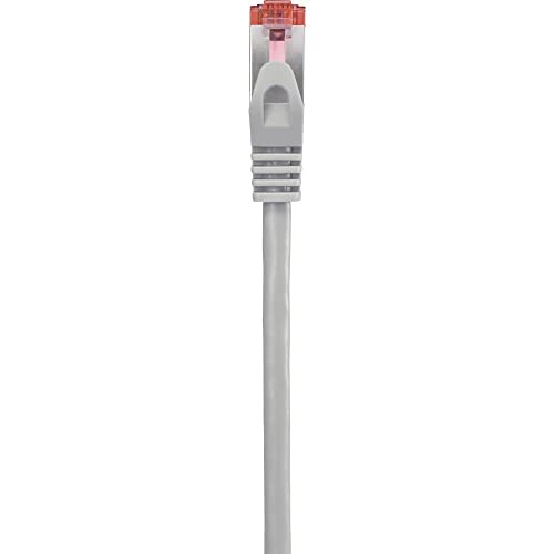 Renkforce RF-4724934 RJ45 Netzwerkkabel, Patchkabel CAT 6 S/FTP 2.00 m Grau mit Rastnasenschutz, vergoldete Steckkontak von Renkforce