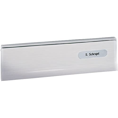 RENZ Einwurfklappe zu Tür-Durchwurfbriefkasten, 260 x 82 mm, silber eloxiert RENZ Einwurfklappe zu Tür-Durchwurfbriefkasten, 260 x 82 mm, silber eloxiert von RENZ