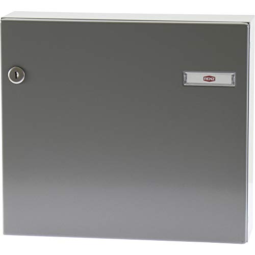 RENZ Tür-Durchwurfbriefkasten Serie 17, 370 x 330 x 100 mm, Stahl RAL 9007 RENZ Tür-Durchwurfbriefkasten Serie 17, 370 x 330 x 100 mm, Stahl RAL 9007 von Renz