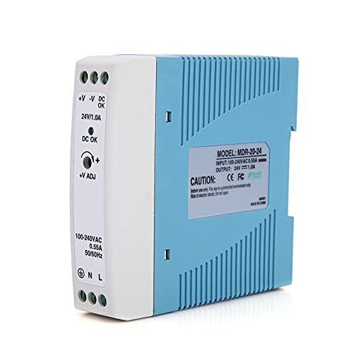 Respicefinem MDR-20-24 DIN-Schienen-Netzteile, hocheffizienter Konstantstrommodus für verschiedene Anwendungen, DC 24 V 24 W Schaltnetzteil von Respicefinem