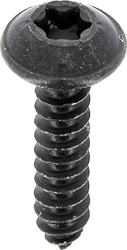 Blechschrauben, rund, breit, RLX Torx in Beutel, 4,2 mm x 19 mm, NFE 25-655, Zink schwarz, 30 Stück von Restagraf