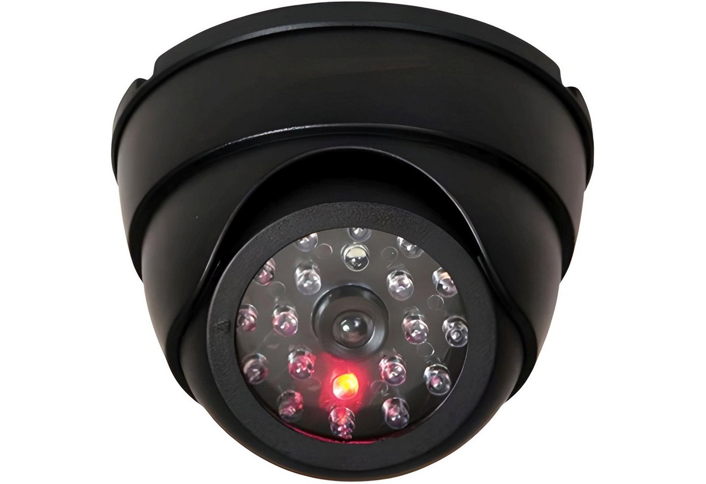 Retoo Kamera Dummy Überwachungskamera Außen LED Attrappe Sicherheitkamera Überwachungskamera (zu Hause oder im Unternehmen, Set, Externe und interne Dummy-IR-Kamera, Universell einsetzbar) von Retoo