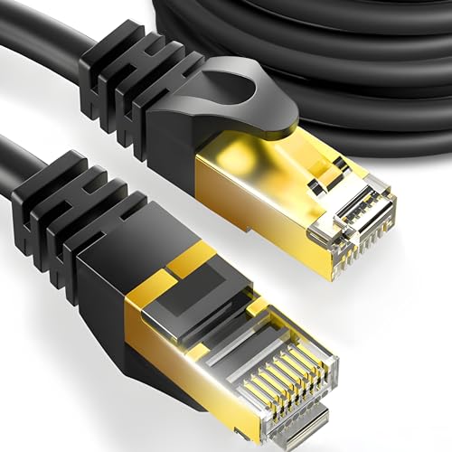 Retoo Netzwerkkabel CAT 6a, UTP, Kabel Gigabit, Lan Kabel Ethernet, Patchkabel 15 meter, Verlegekabel Flach, ist geeignet für Gigabit Netzwerke, Switches, Router, Modems mit RJ45 Eingang von Retoo