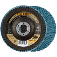 Rhodius Abrasives - rhodius lsz F3, 10 Stück, 180 mm, Korn 80, Fächerscheibe von RHODIUS ABRASIVES
