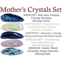 Mutter Kristalle Set, Für Mutter, Muttertagsgeschenk, Geschenk Neue Mutterkristalle, Muttergeschenk von RhodopeMinerals