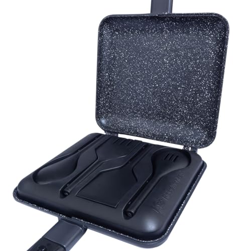 RidgeMonkey Connect Sandwich Toaster XL Granite - Sandwichmaker, Pfanne, Toaströster von Ridgemonkey