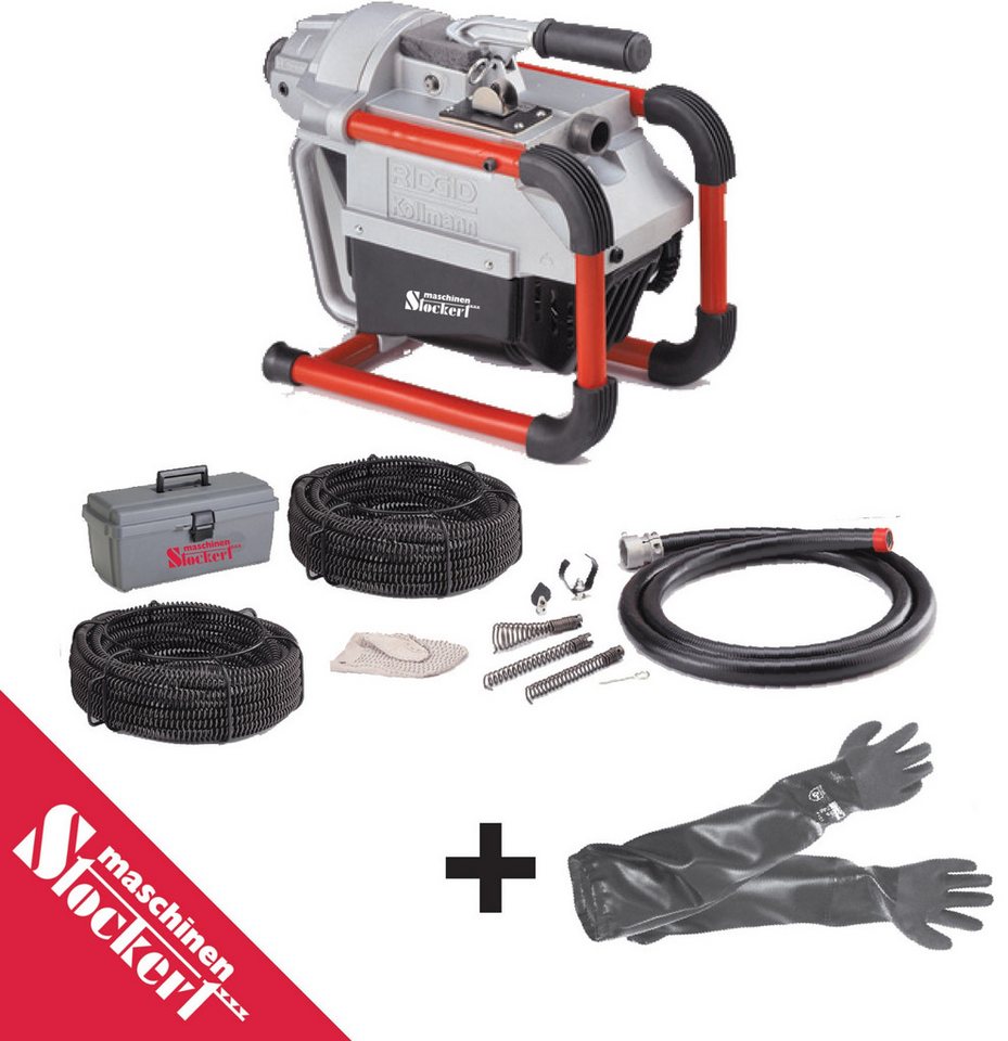 Ridgid Rohrreinigungsmaschine K60SP Rohrreinigungsmaschine im Set mit 16+22 mm S von Ridgid